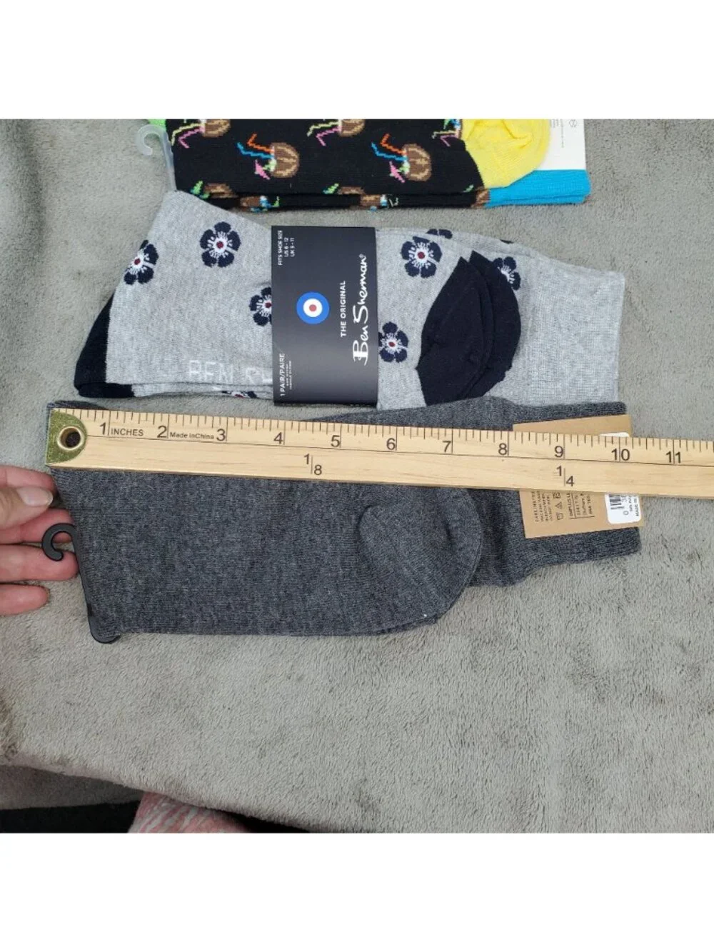 Sock Bundle Three Pack Mens One Size Three Pack Crew Socks *NWT*